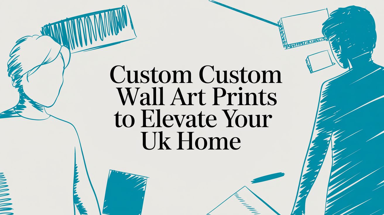 Custom custom wall art prints to Elevate Your UK Home