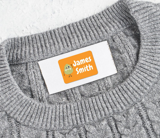 vinyl stick on name labels for clothes