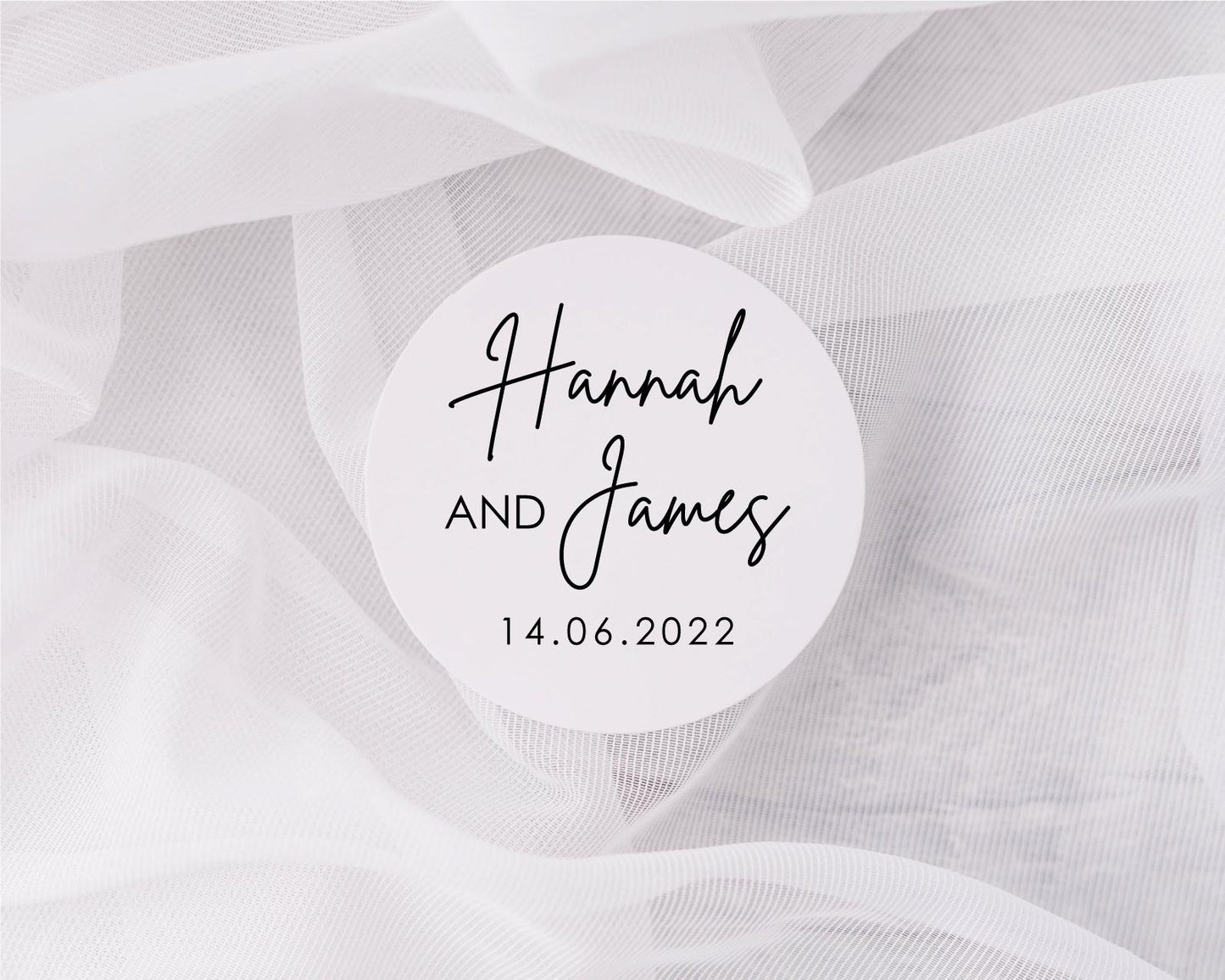 minimalist wedding labels stickers personalised custom favors favours wedding party bag