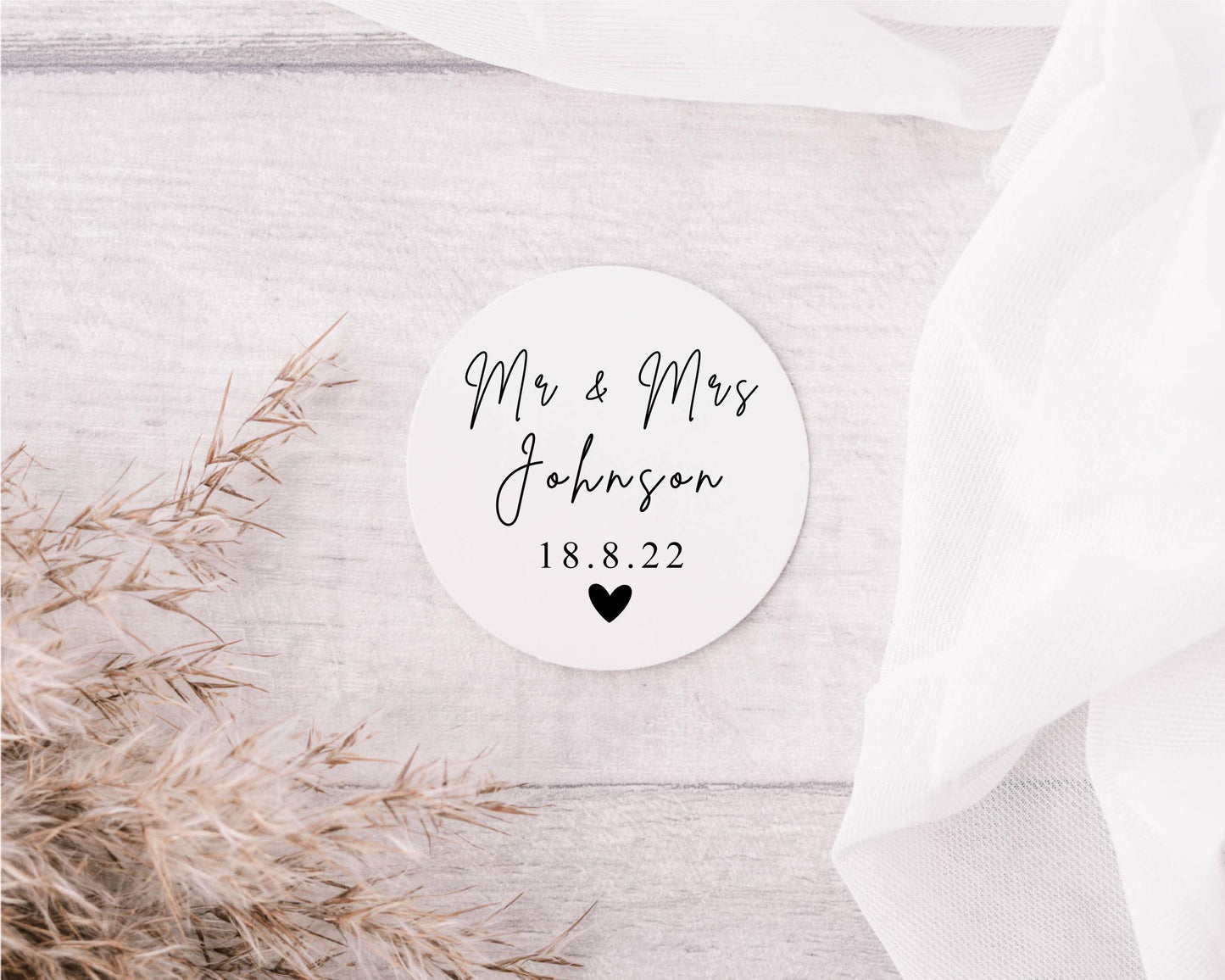 Personalised Wedding Custom Labels Mr Mrs Envelope Seals Party Bag Wedding Day Stickers Name And Date