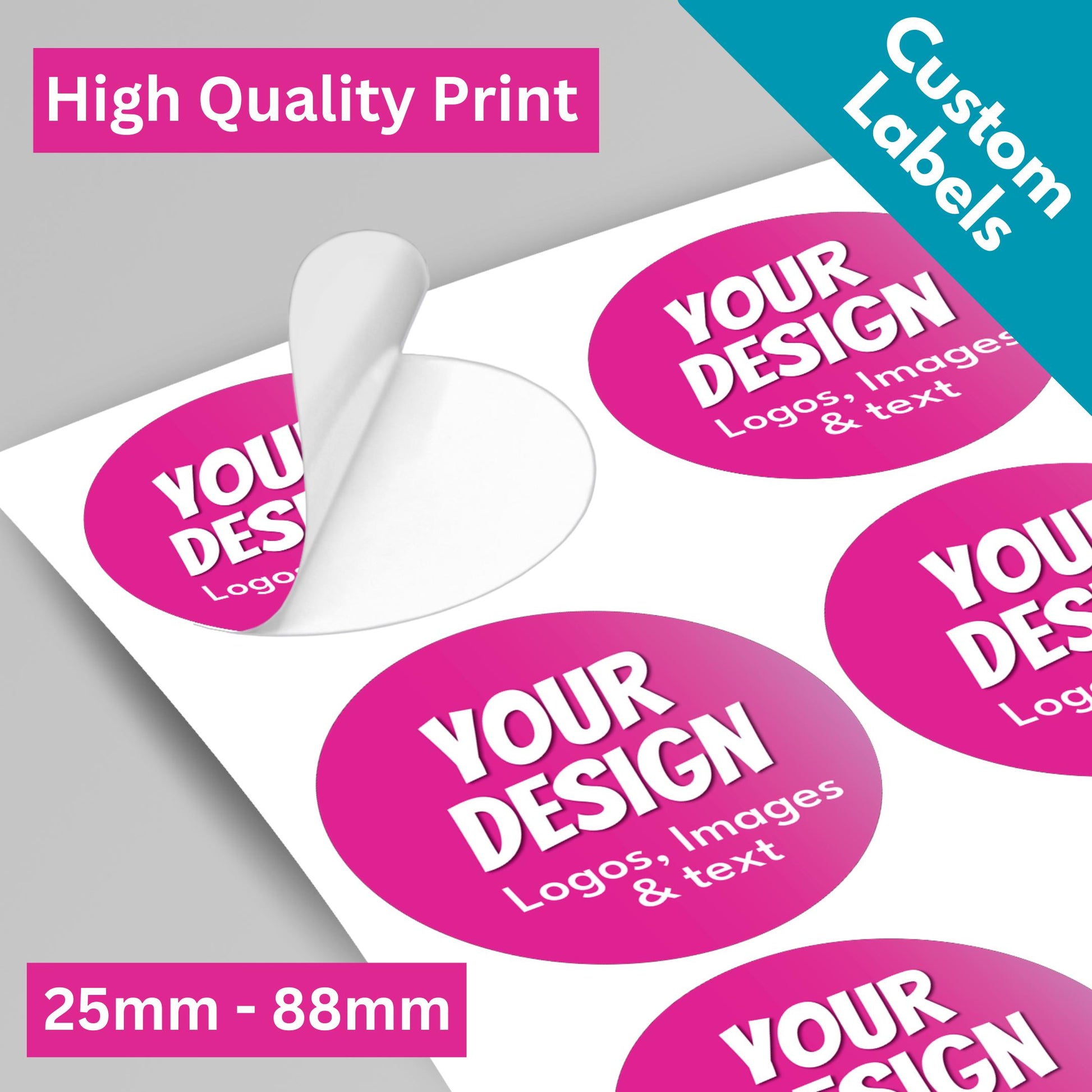 custom business packaging labels personalised