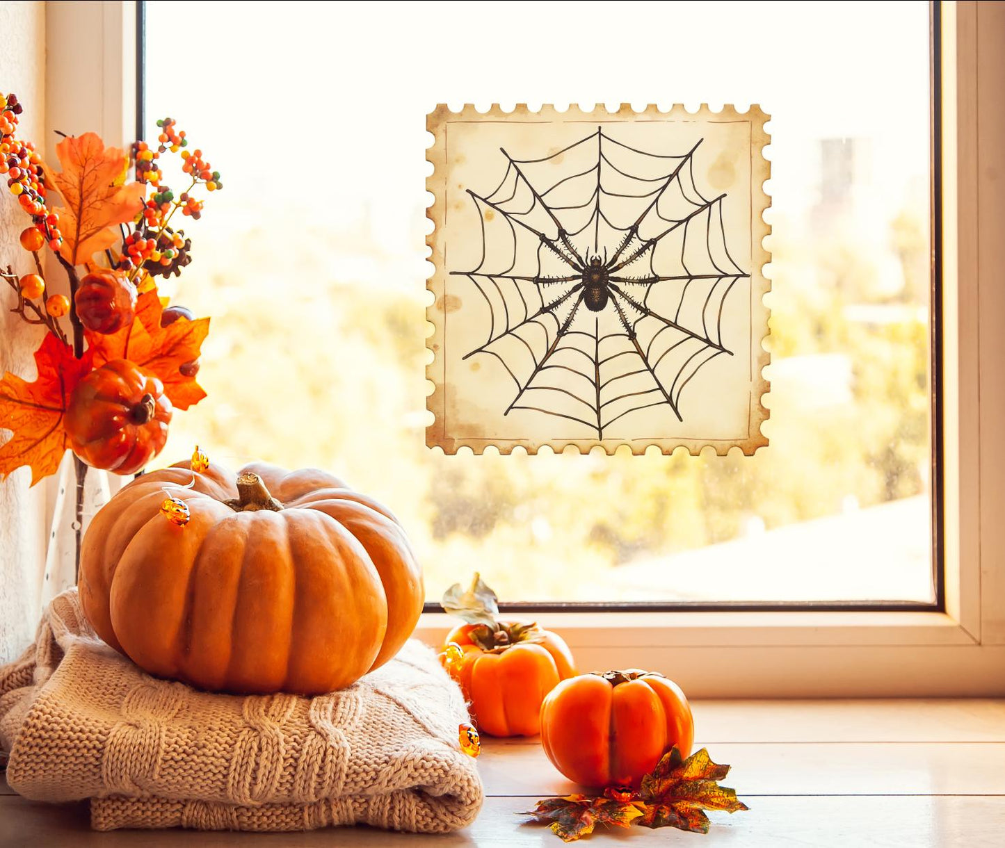 Halloween window stickers