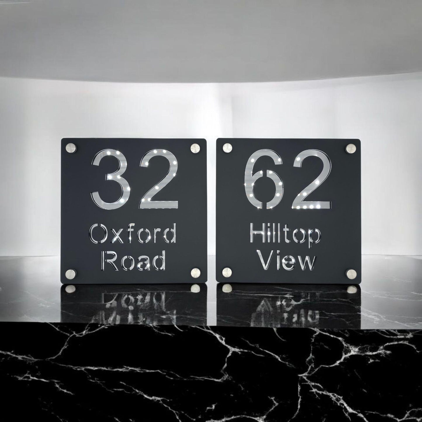 house door number signs house name plaque