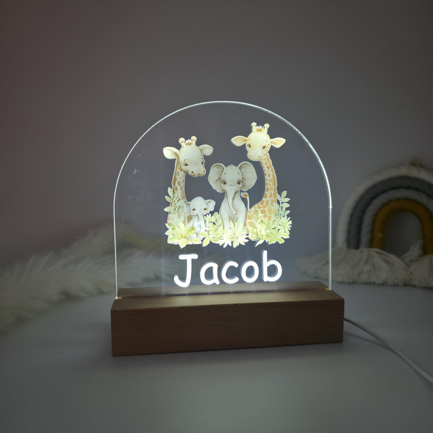 kids night lights customised