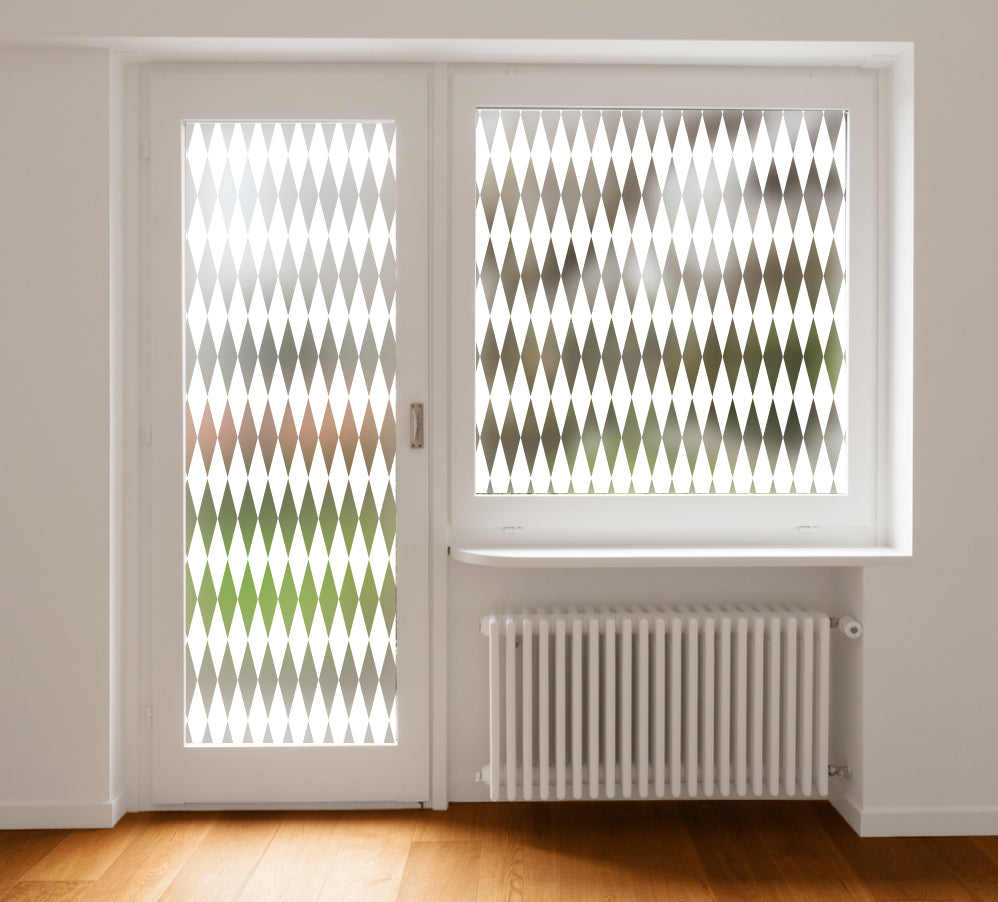 Diamond Print Frosted Window Privacy Glass Film