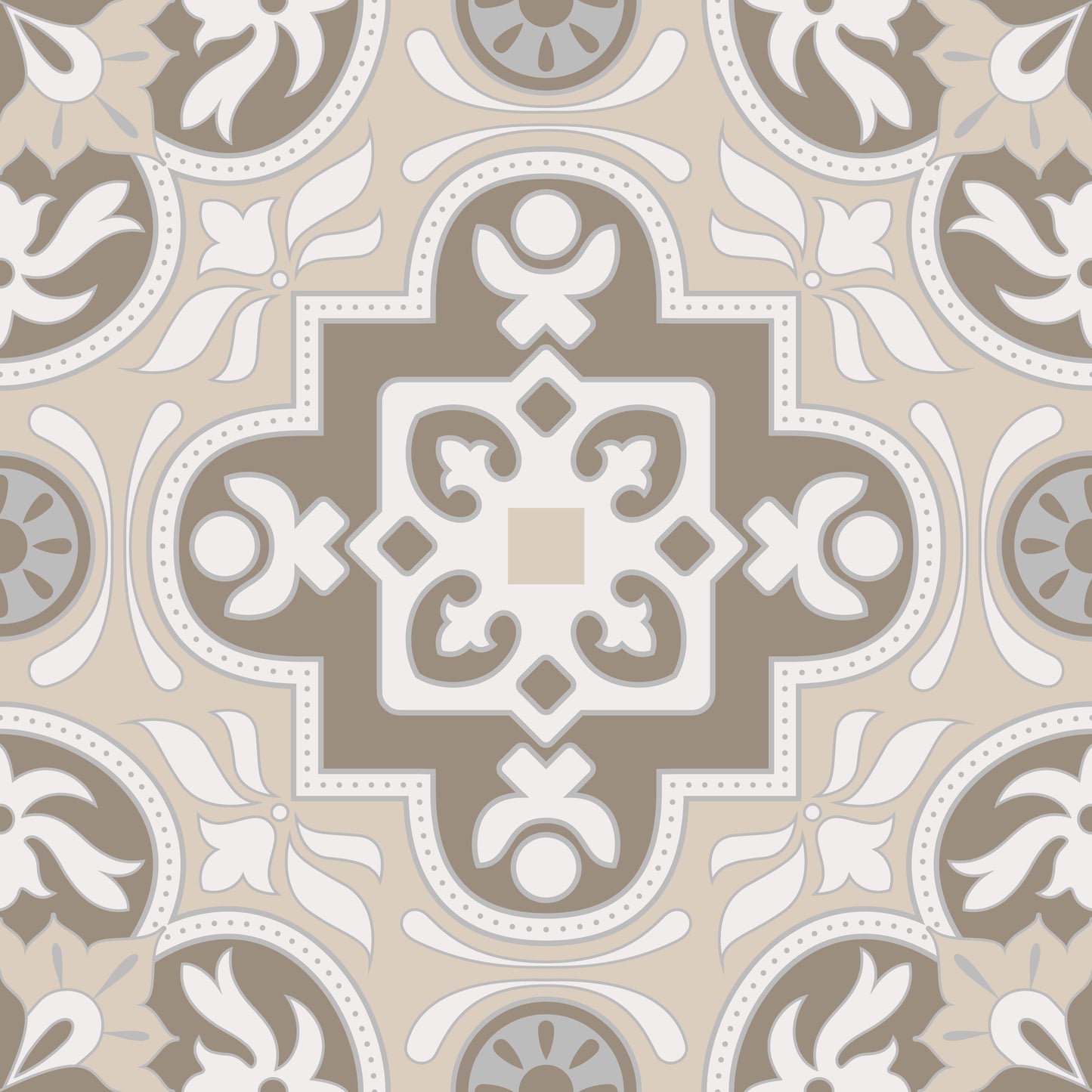 Neutral Browns Floor & Wall Tile Stickers