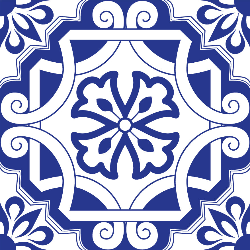 Cornflower Blue Peel & Stick Tile Stickers
