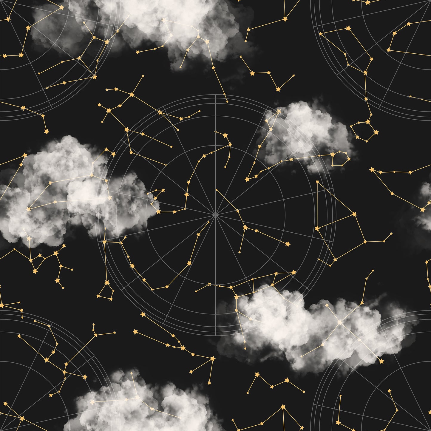 Astrology Space Star Constellation Vinyl Furniture Sticker