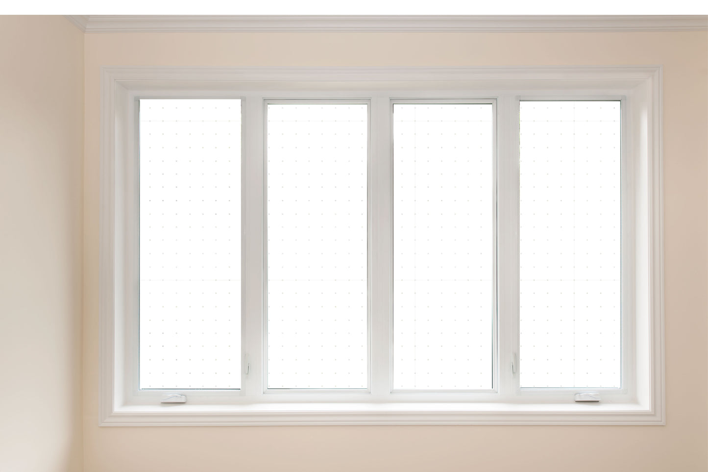 Mini Squares Decorative Privacy Frosted Window Film