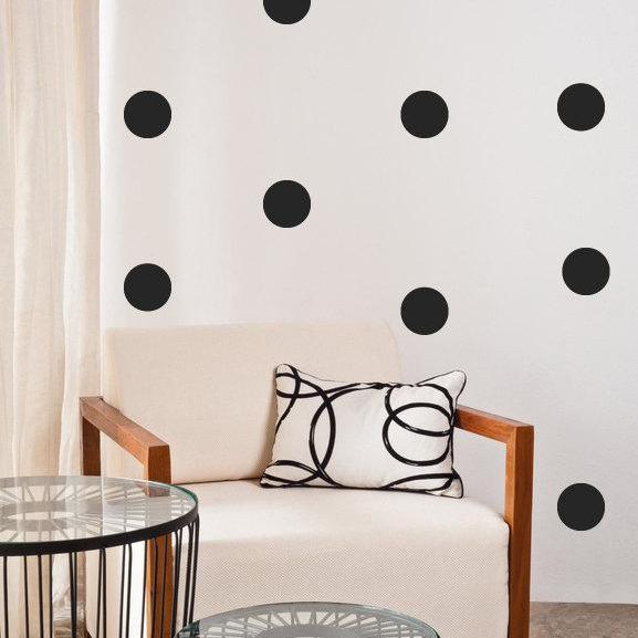 Polka Dot Wall Art Stickers DIY Decor Easy Peel And Stick