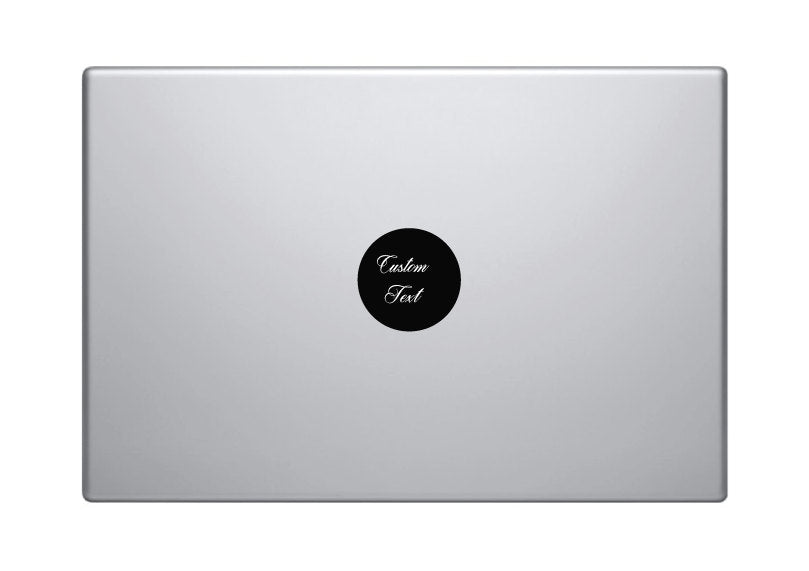 2x Macbook Decals Custom Personalised Text | Removable Vinyl Laptop/iPad Sticker | 80+ Fonts To Choose From Christmas Gift