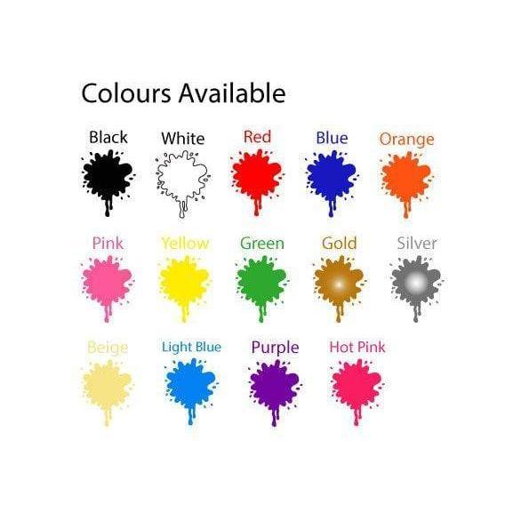 World Map Wall Art Decal Sticker Office Home Travel Wall Sticker (36 Colours)