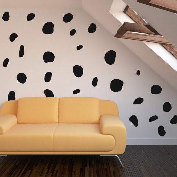 36 Large Animal Spot Wall Stickers