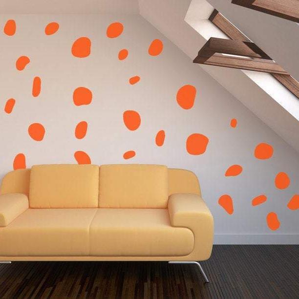 36 Large Animal Spot Wall Stickers