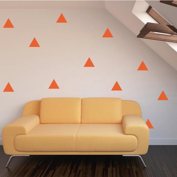 100 Triangle Wall Stickers