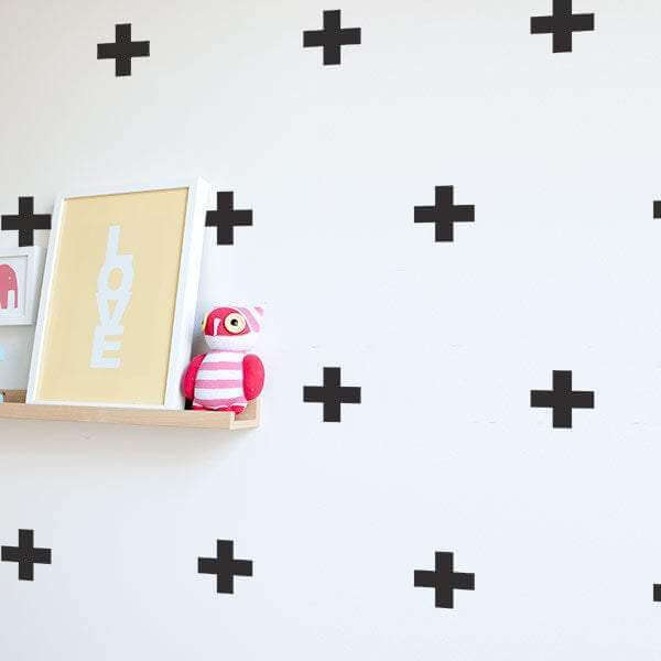 100 Cross Wall Stickers