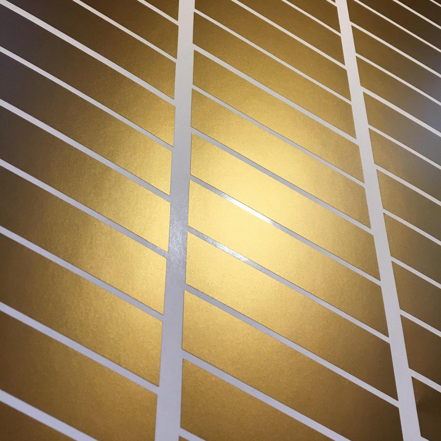 Gold Abstract Line Wall Stickers 100 Pack Versatile Decor