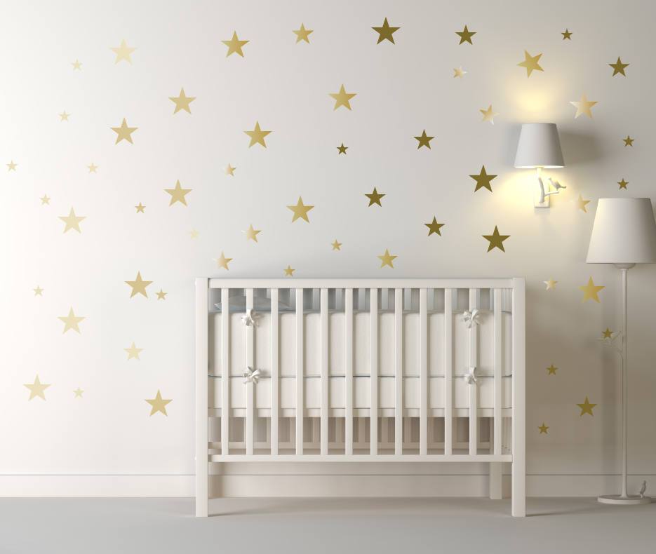 120 Gold Star Wall Stickers Gold Wall Decals Star Wall Decals Star Decals Baby Room Wall Art Gold Confetti Star Confetti Twinkle Stars Kids