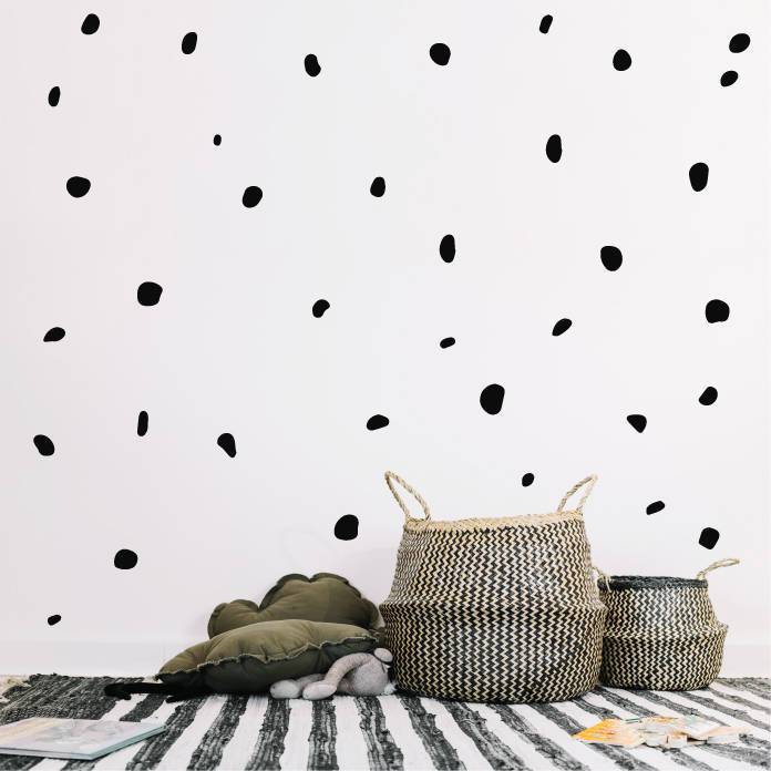 Dalmation Spot Polka Dot Wall Stickers