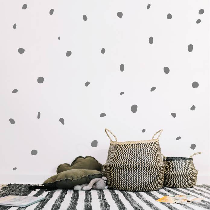 Polka Dot Wall Sticker, Polka Dot Home Decor, Polka Dot Decals, Irregular Polka Dots, Wall Art Decor, Wall Art, Wall Decals, Wall Stickers