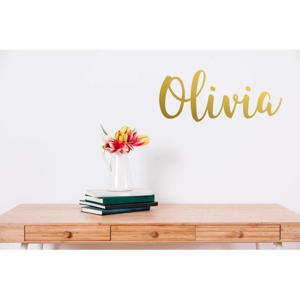Custom Name Decal, Calligraphy, Personalized Decal, Personalized Sticker, Custom Name Sticker, Custom Wall Art, Name Wall Decal, Artwork,770