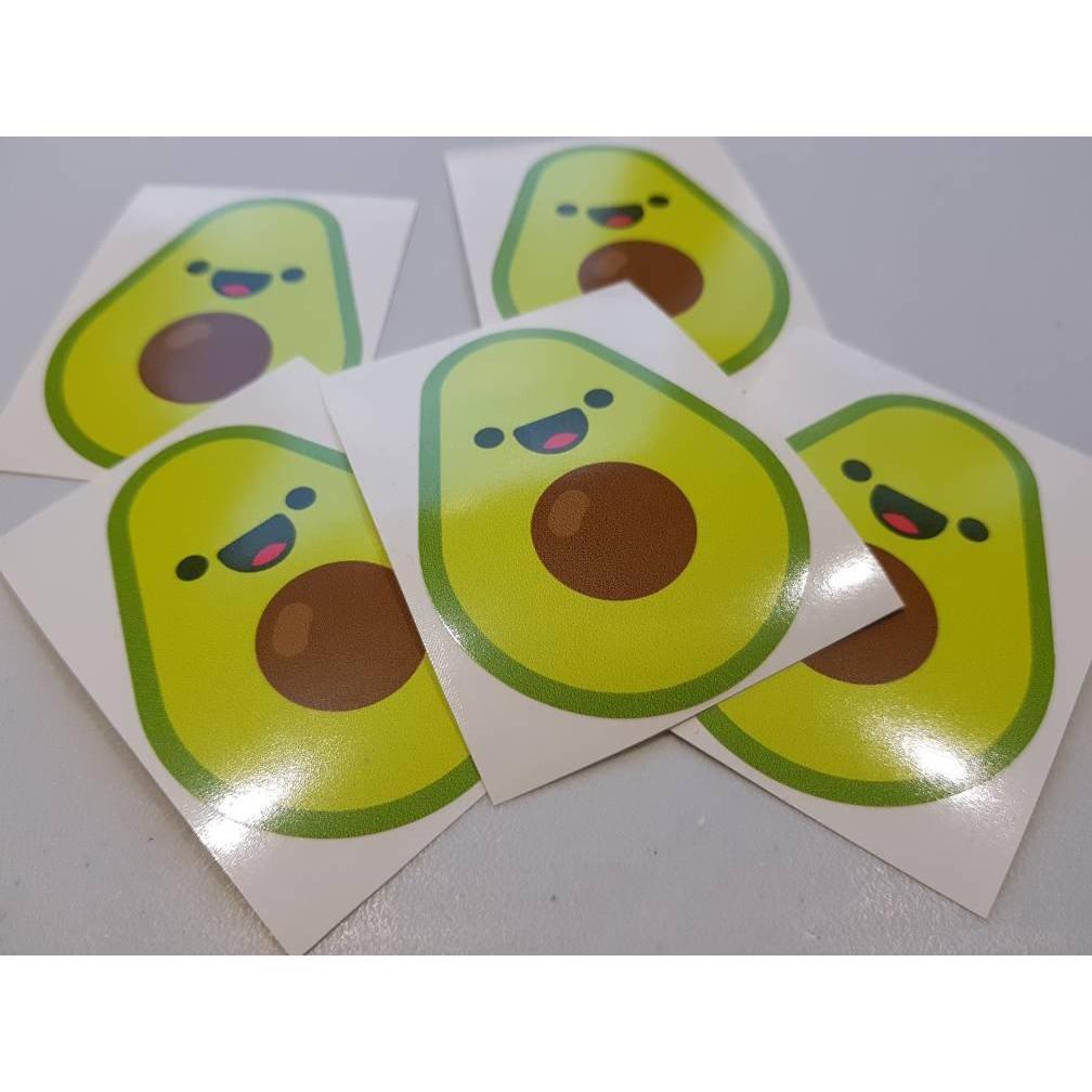 Sticker Bomb, Avocado Sticker, Avocado Decals, Avocado Laptop Decal, Macbopok Decal, Vegan Sticker, Vegan Stickers, Vegan Gift, Vegan Decal