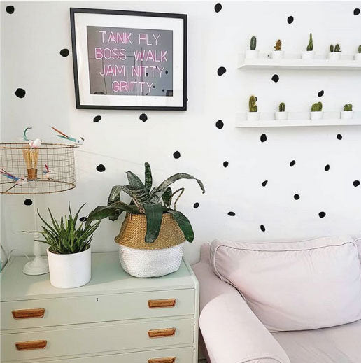 Dalmation Spot Wall Stickers Decals Wall Art Polka Dots Irregular Animal Spot Home Decor