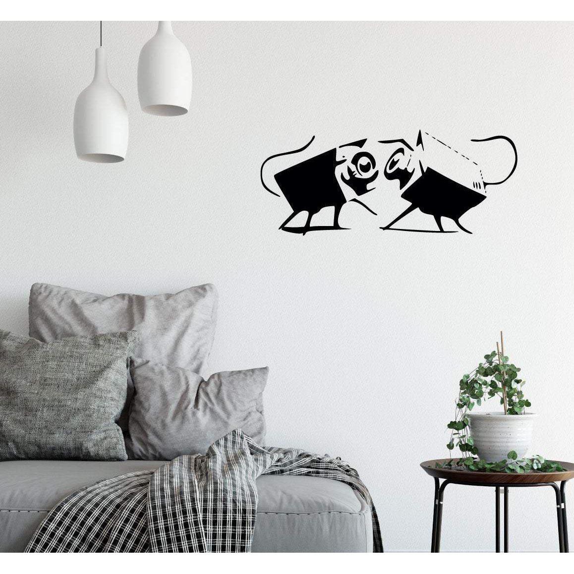 Banksy Wall Sticker Cameras