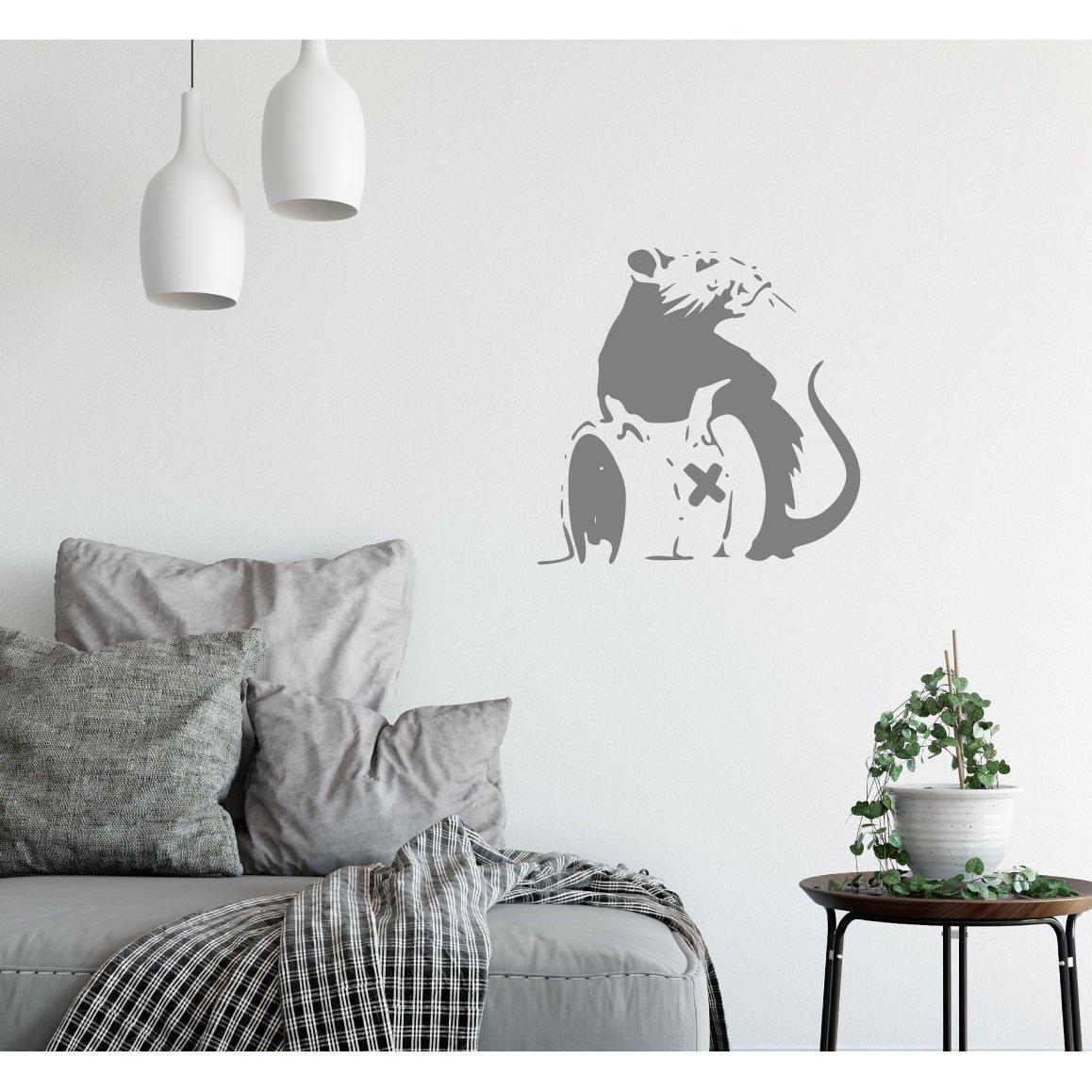 Banksy Toxic Rat Wall Sticker