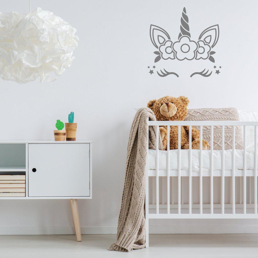 Sleeping Unicorn Wall Sticker Art