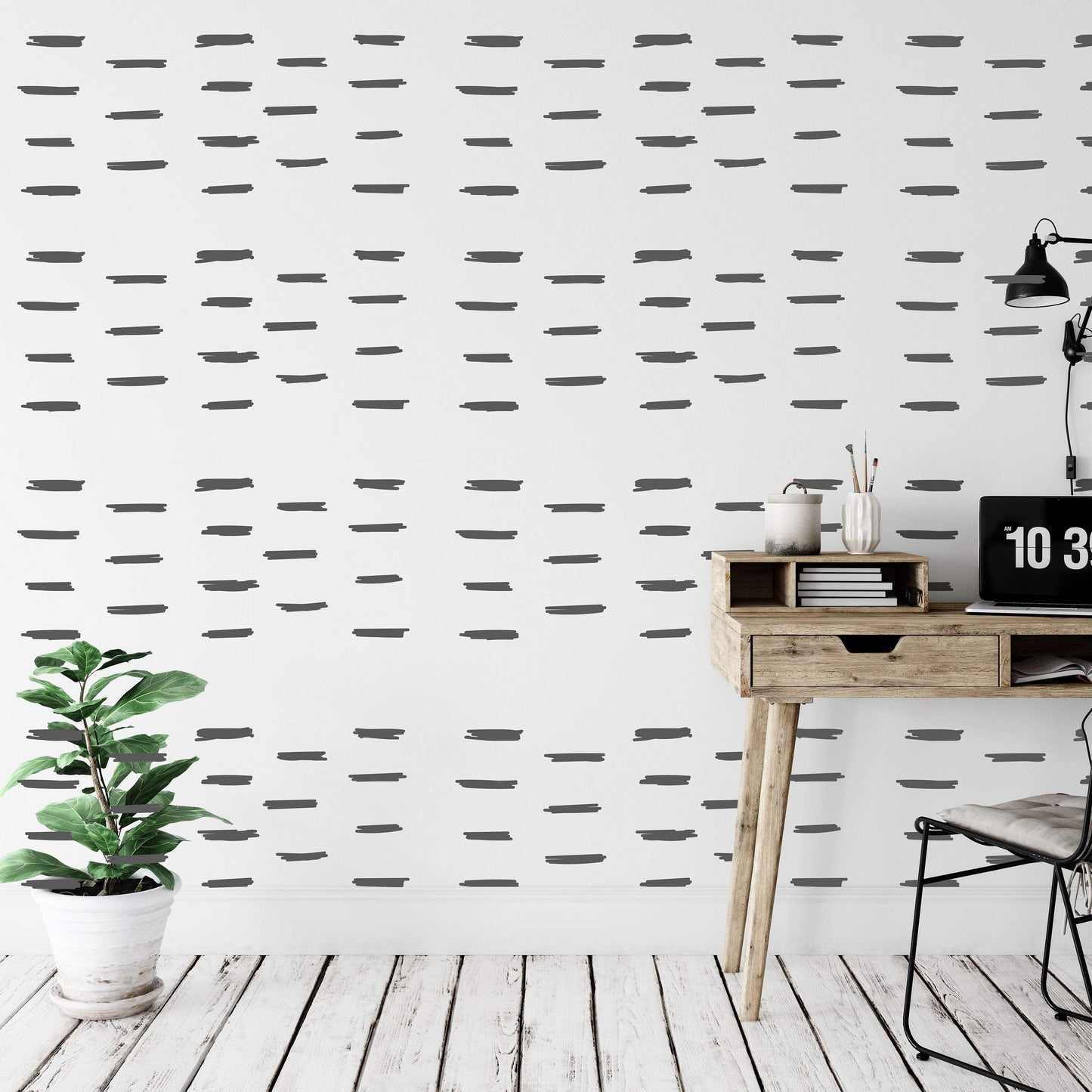 35 Jagged Line Wall Sticker Shapes