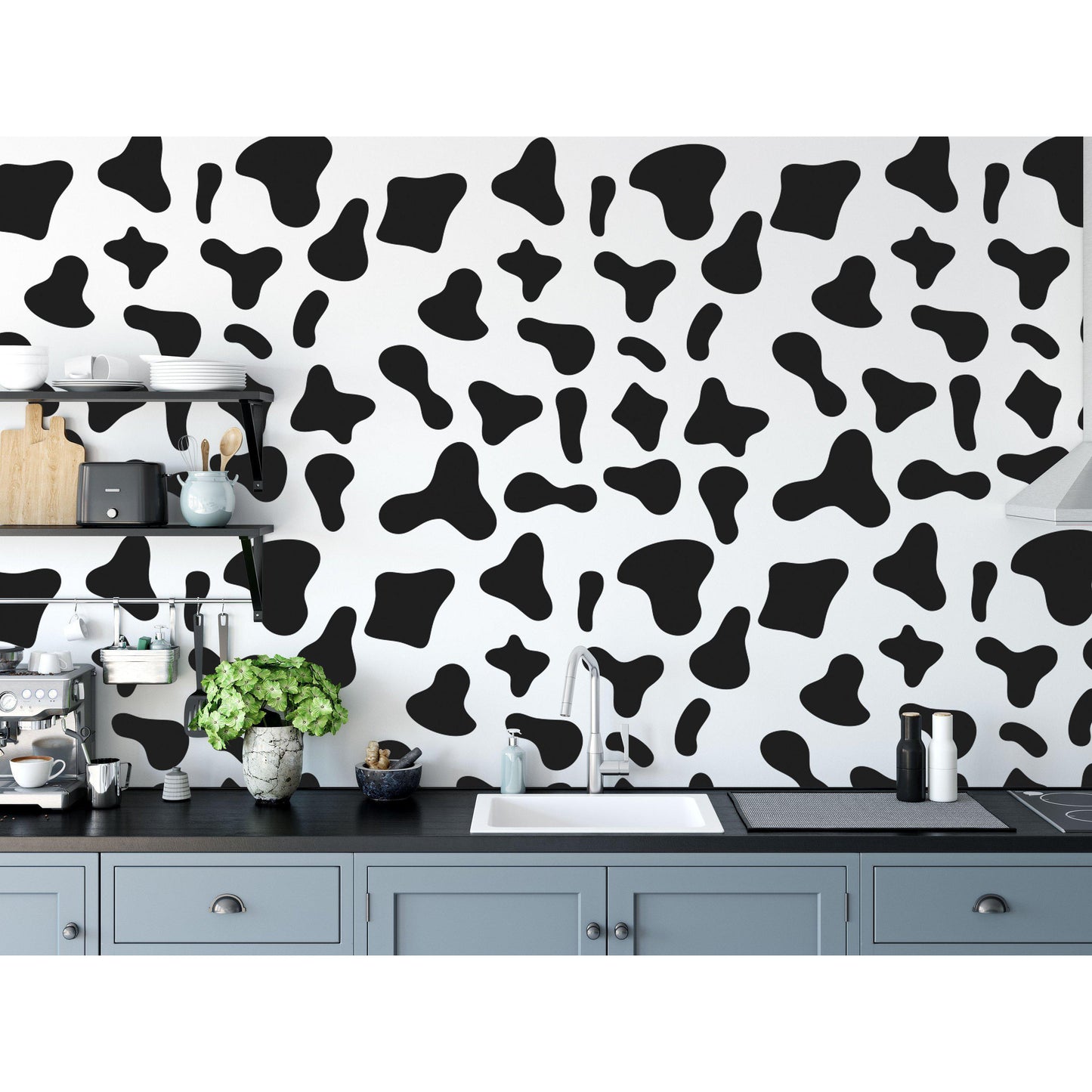 Cow Spots Wall Stickers