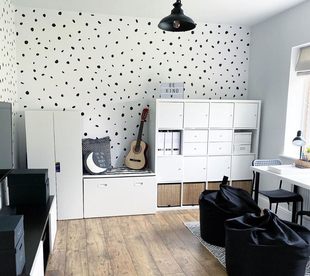 Dalmation Spot Wall Stickers Decals Wall Art Polka Dots Irregular Animal Spot Home Decor