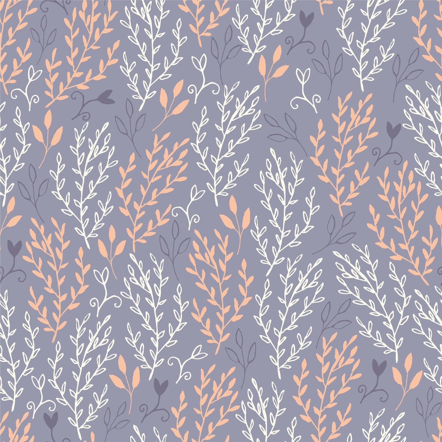 Light Purple Floral Vinyl Furniture/Floor Wrap