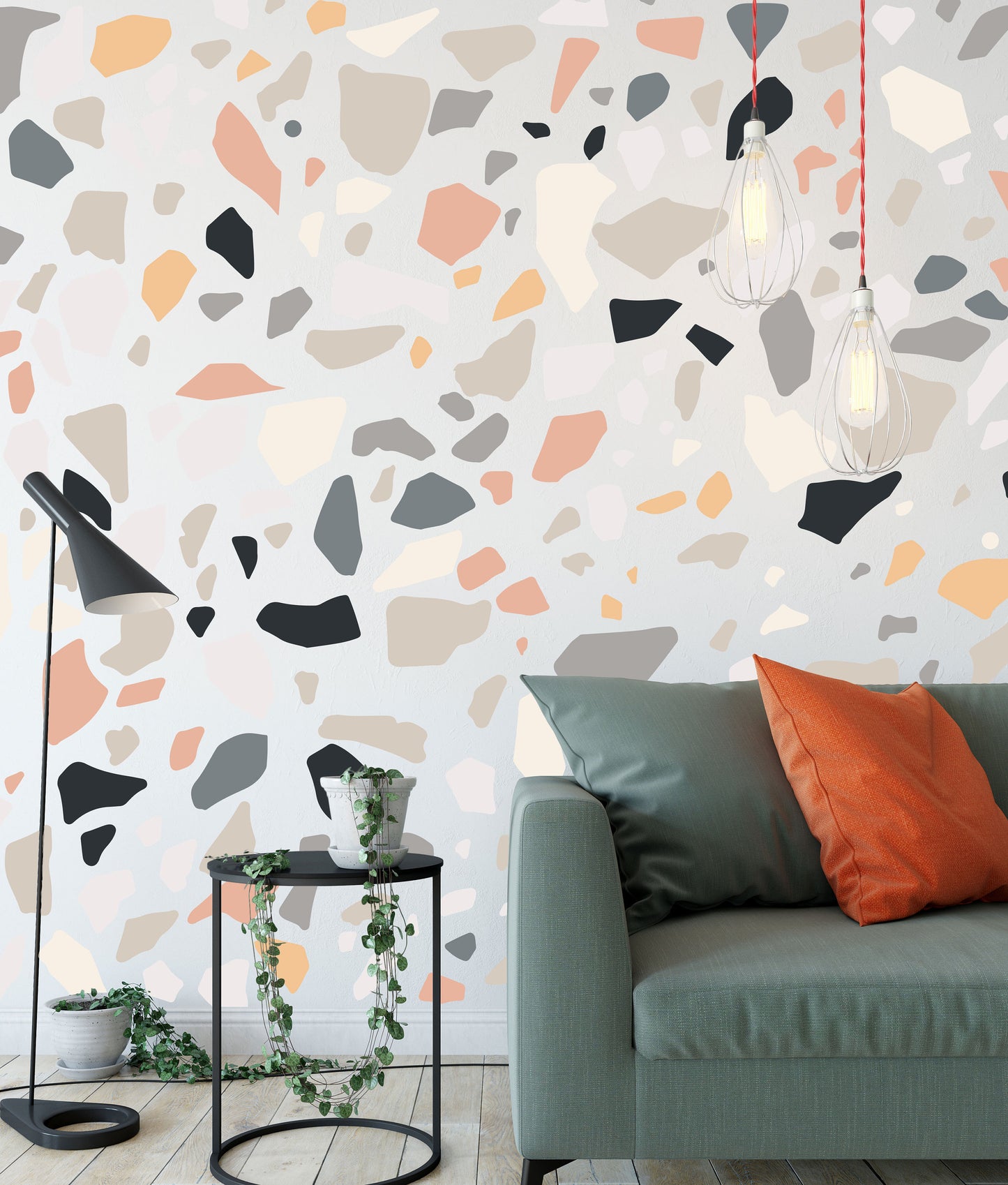 Large Terrazzo Pattern Wall Stickers