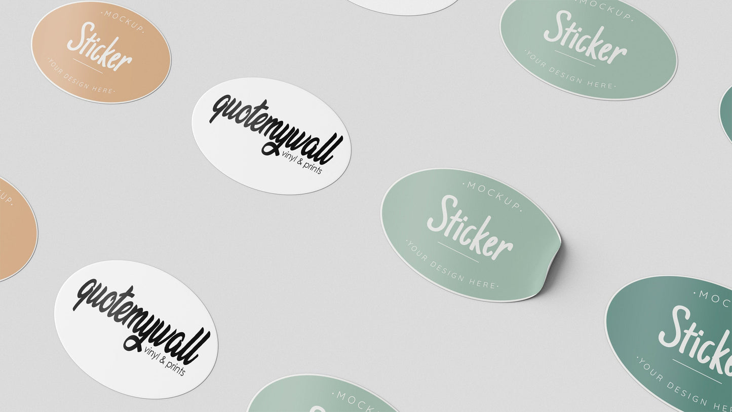 Custom Oval Label Stickers