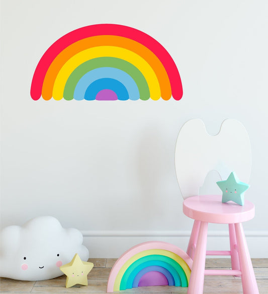 Colourful Smudge Rainbow Wall Sticker