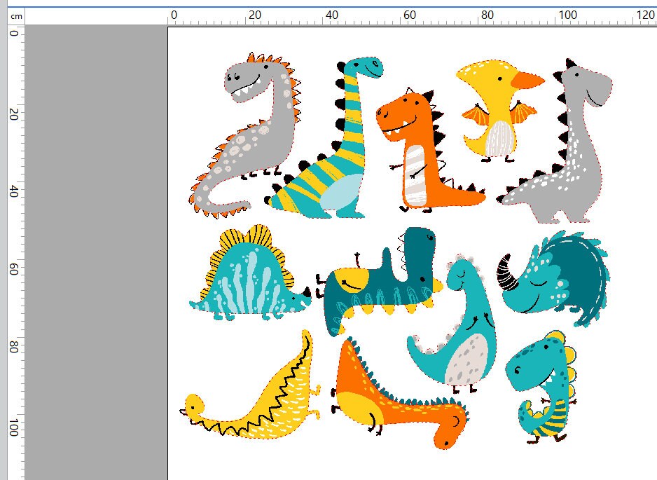 Cute Kids Dinosaur Wall Stickers