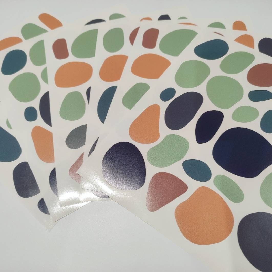 140 Boho Polka Dot Wall Stickers Boho Chic Decals For Kids Nursery Rooms Children's Bedroom Wall Art