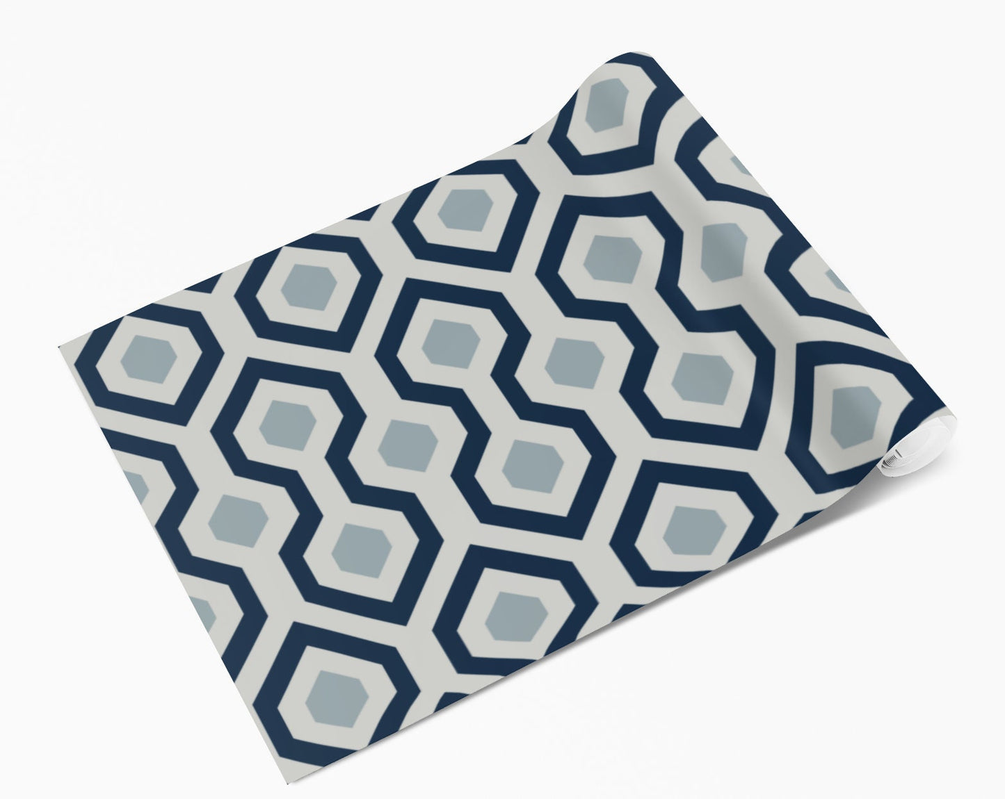 Dark Blue/Light Blue Abstract Vinyl Wrap