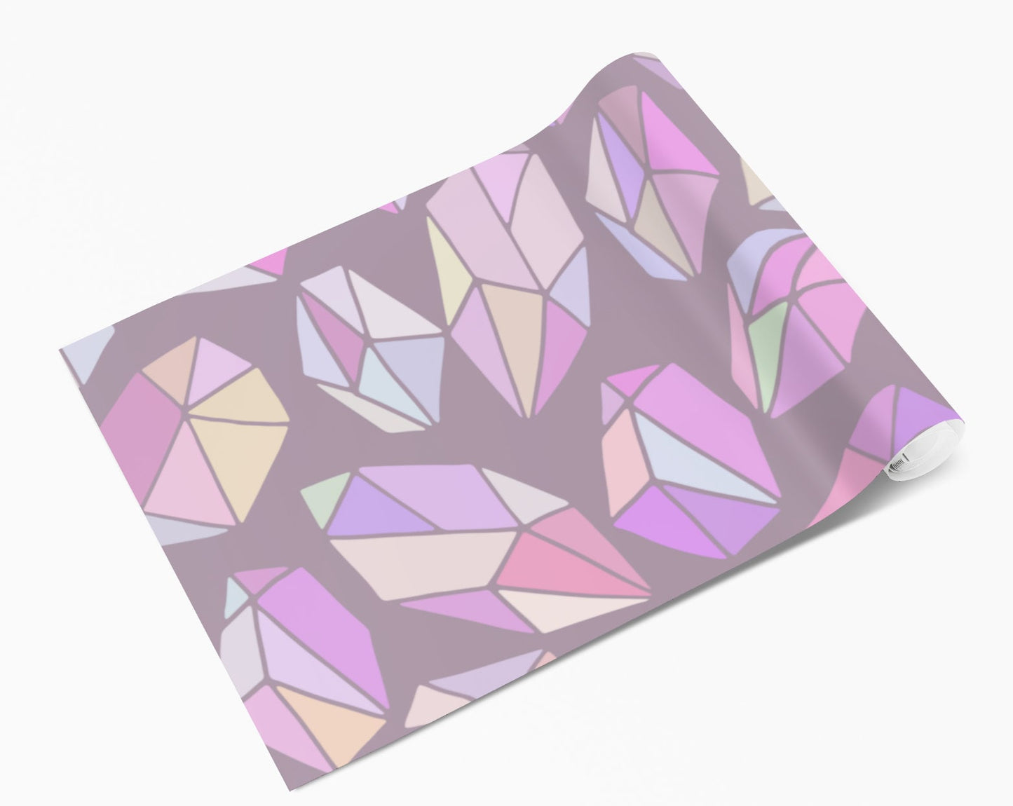 Pink Pastel Geometric Shapes Vinyl Sticker Wrap