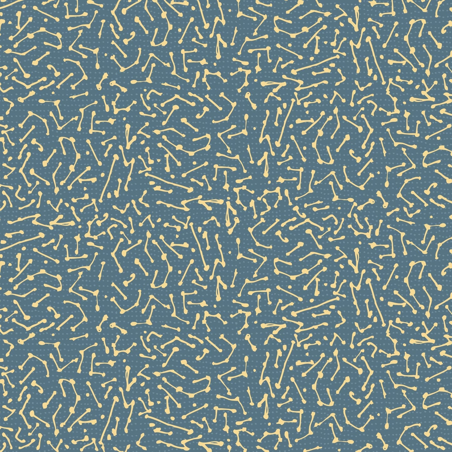 Hand Drawn Yellow & Blue Lines Vinyl Sticker Wrap