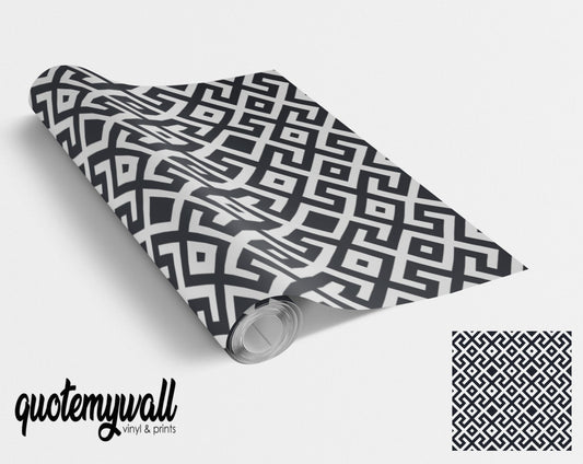 Geometric Square Pattern Tile Wrap