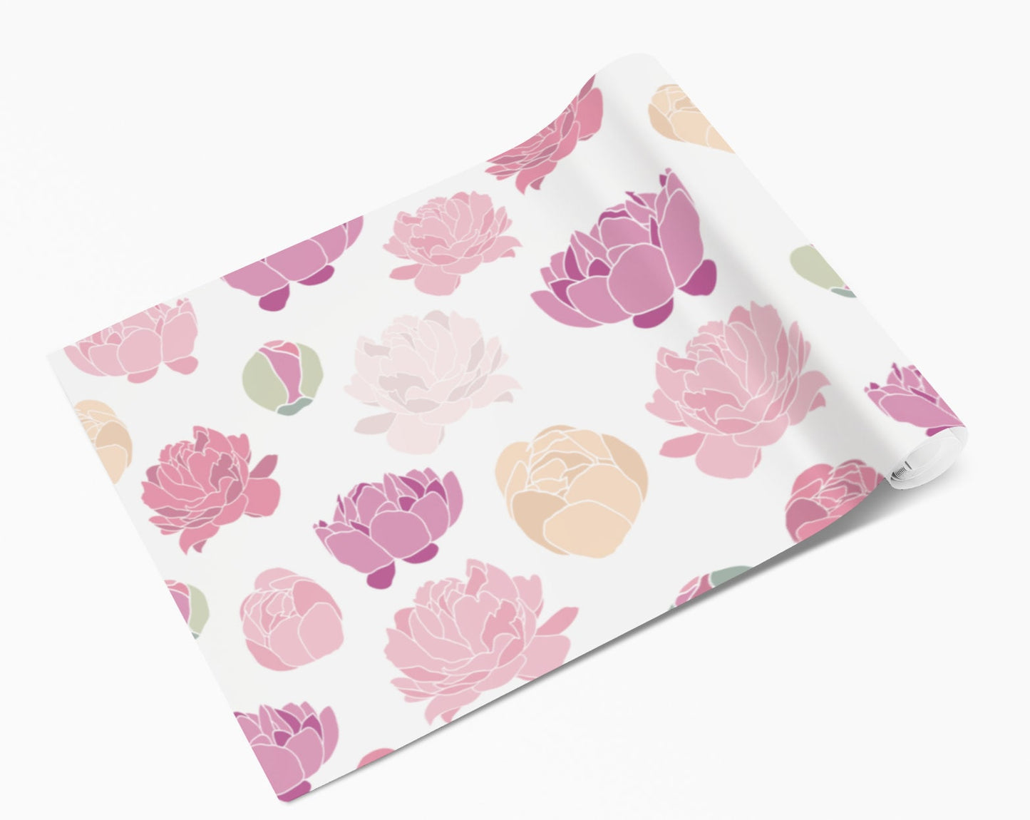 Peony Floral Pattern Vinyl Sticker Wrap