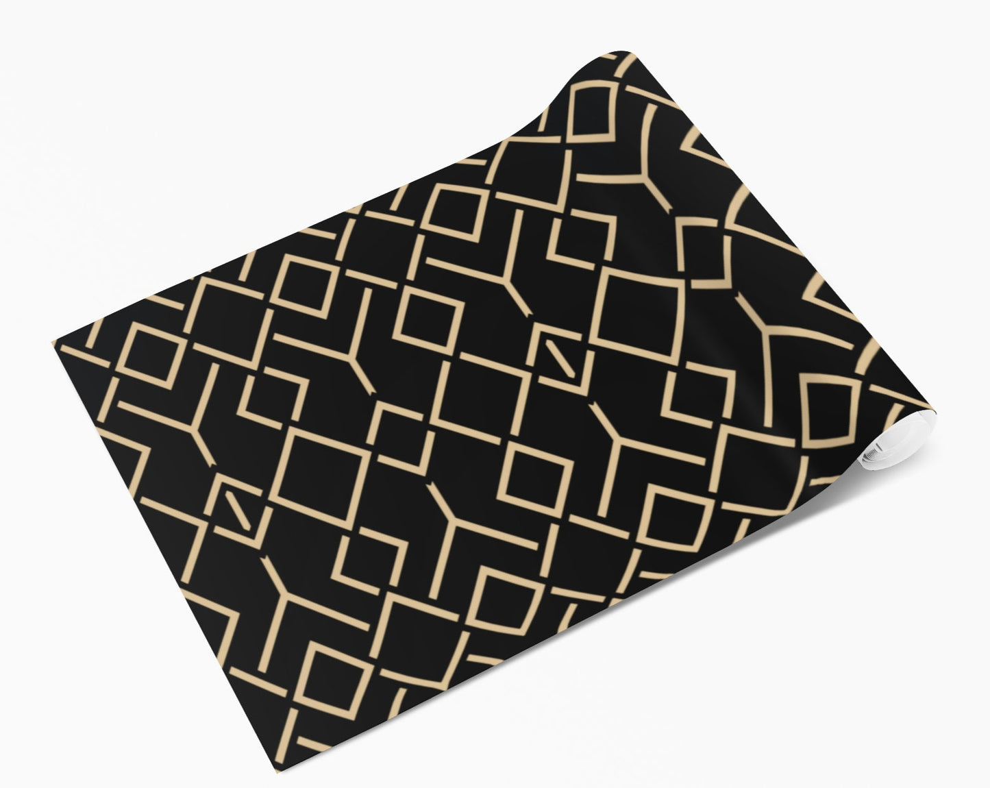 Art Deco Gold Geometric Pattern Vinyl Wrap