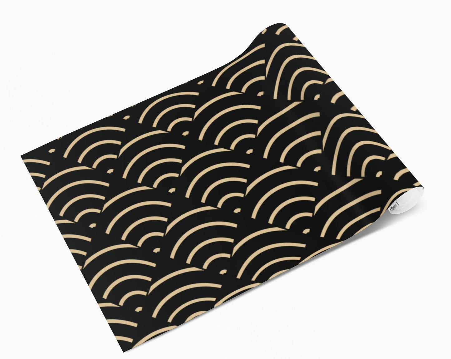 Gold Art Deco Abstract Pattern Vinyl Wrap
