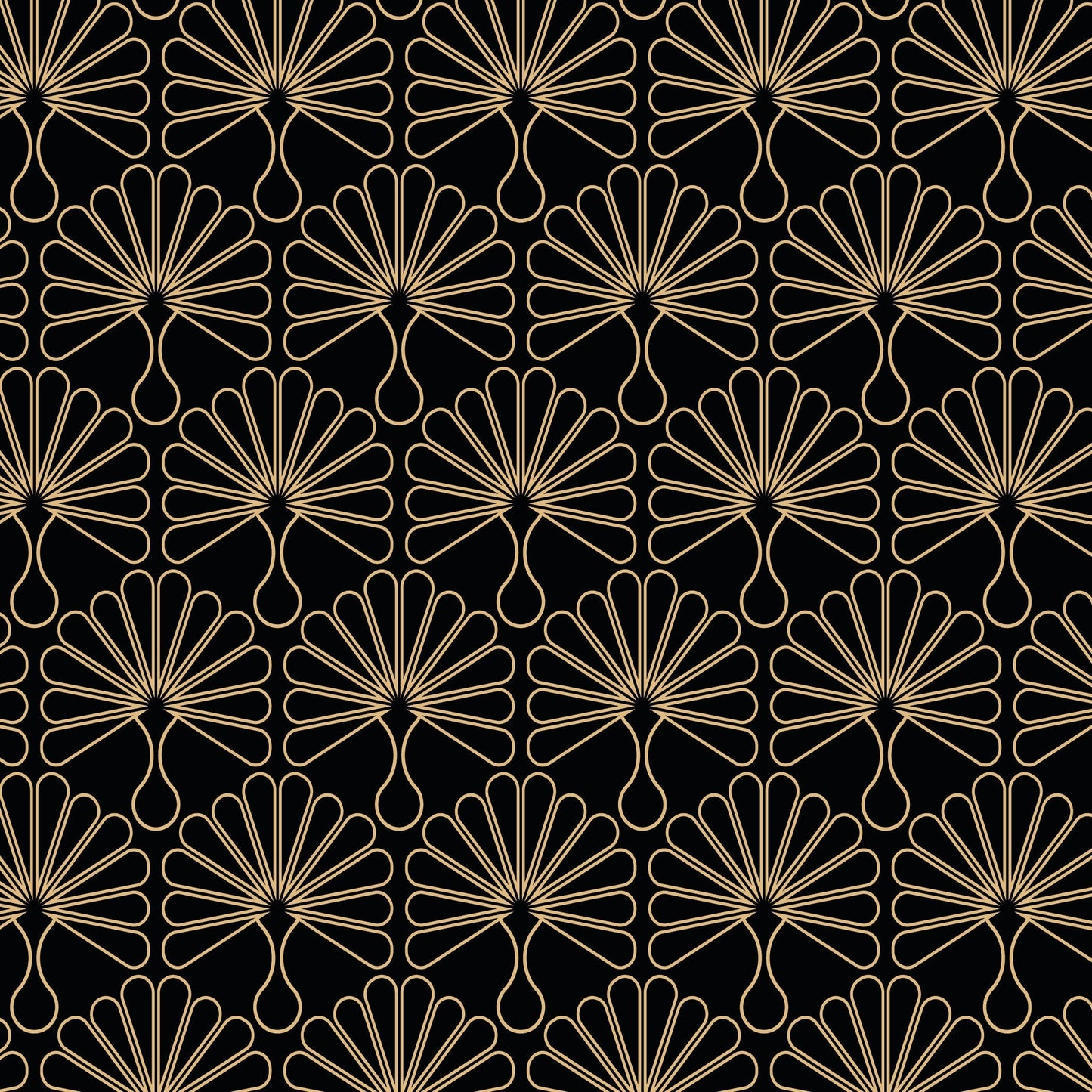 Gold Art Deco Vintage Pattern Vinyl Wrap