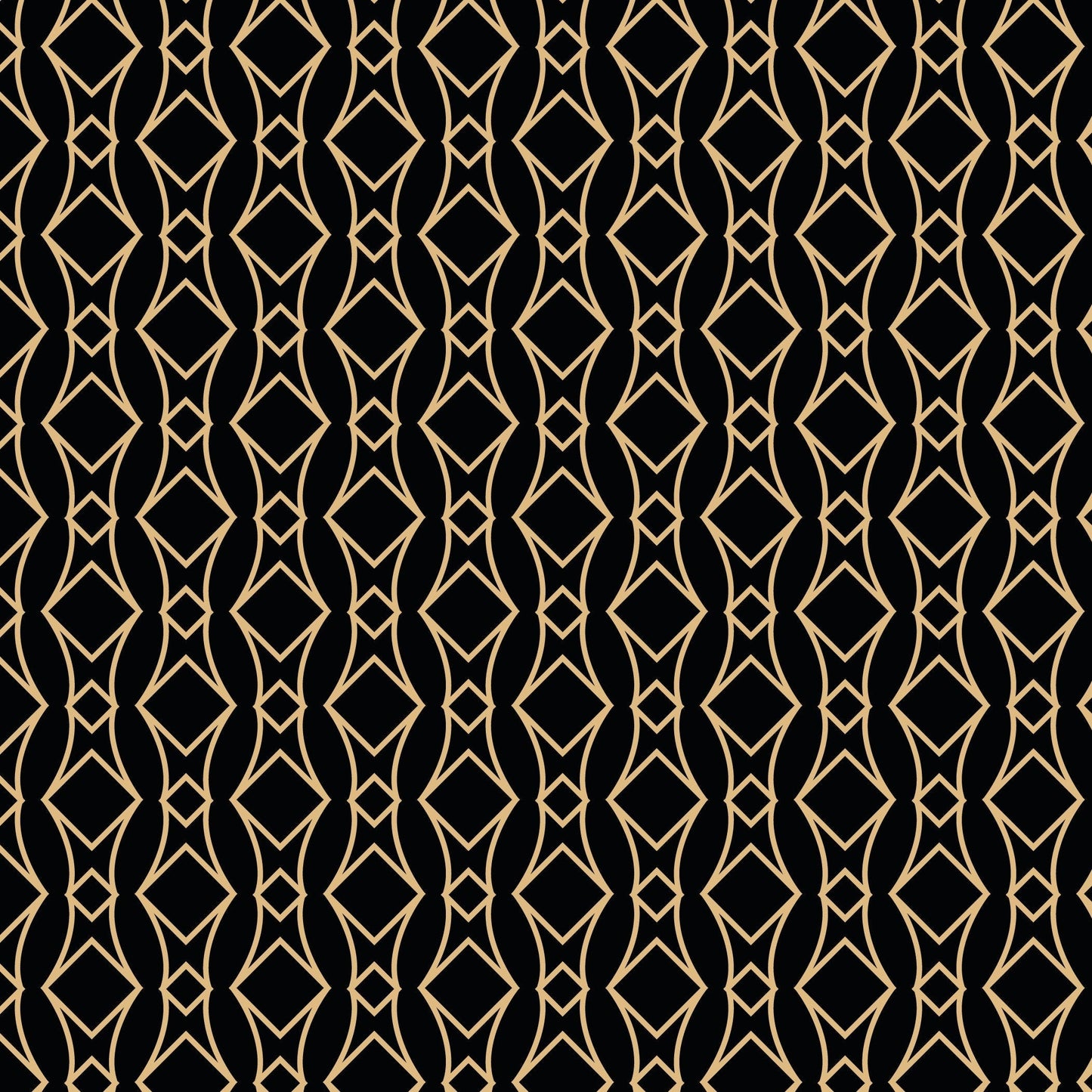 Art Deco Geometric Gold Pattern Vinyl Wrap