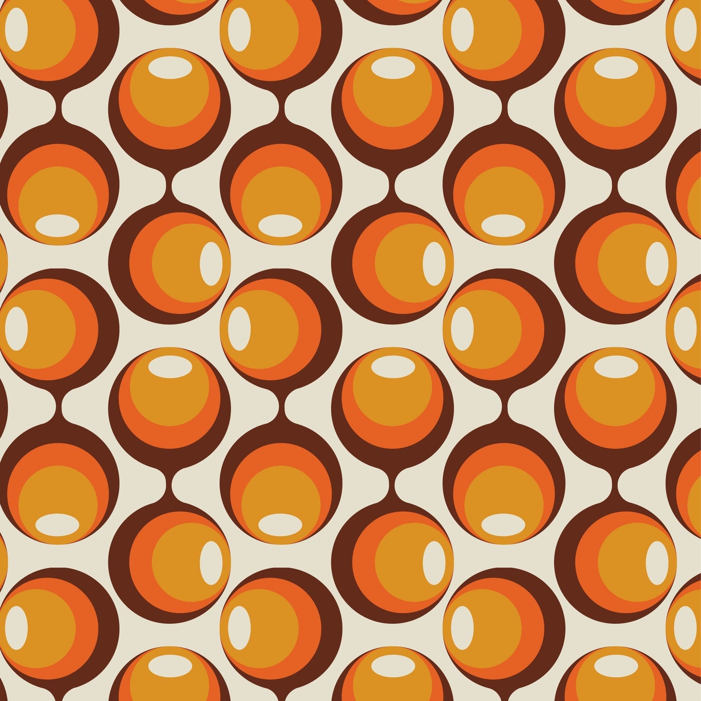 Retro Circles Pattern Vinyl Wrap