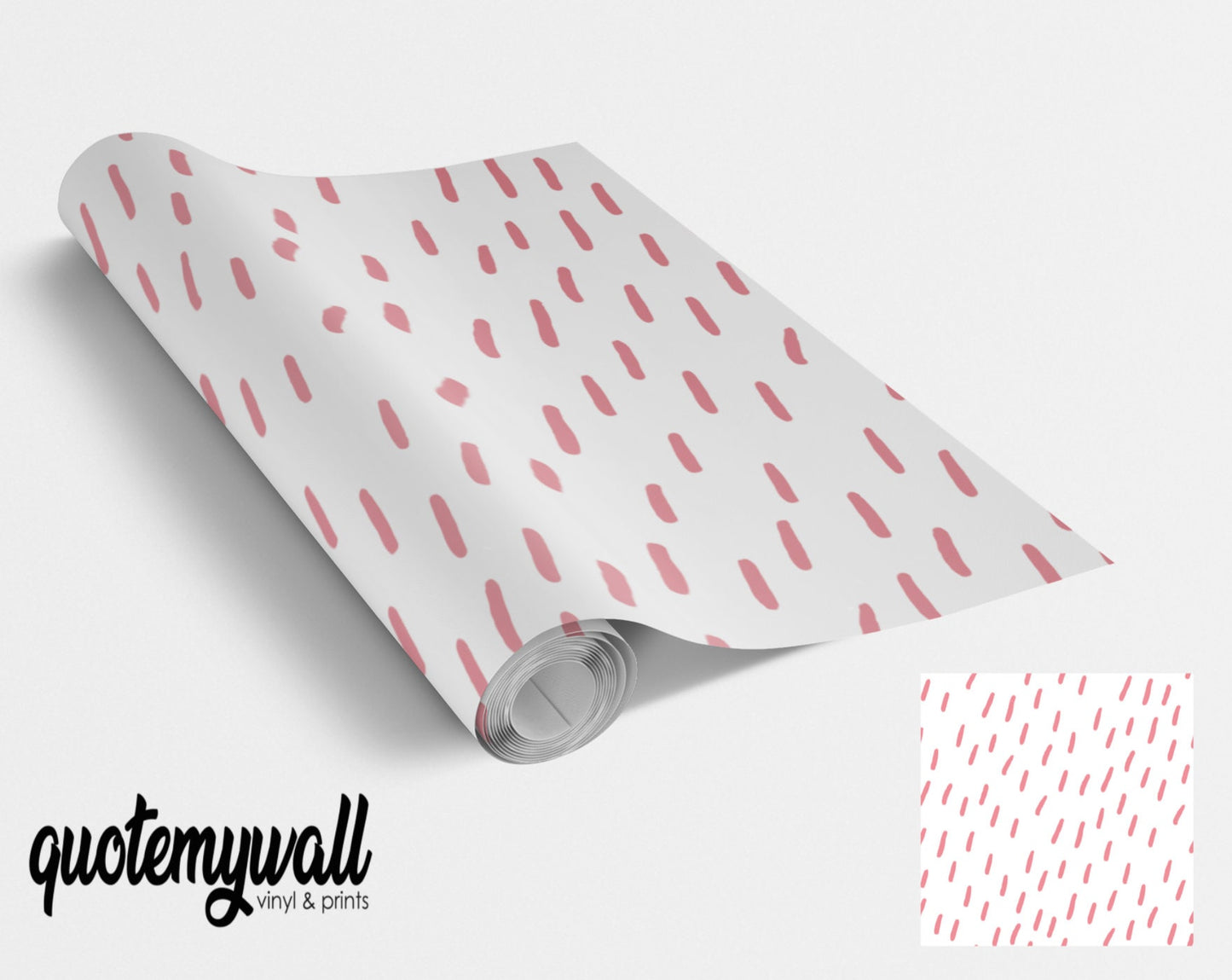 Salmon Pink Sprinkle Pattern Vinyl Wrap